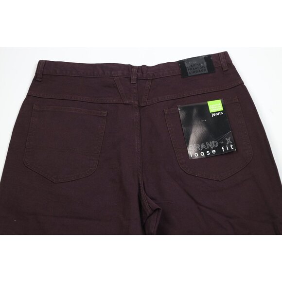 Deadstock Vintage 90s Marithe Francois Girbaud Mens 40x35 Baggy Wide Leg Jeans - Picture 10 of 16